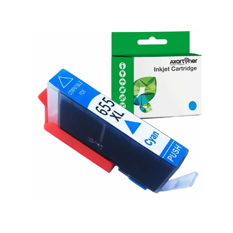 HP 655XL CYAN CARTUCHO DE TINTA GENERICO CZ110AE