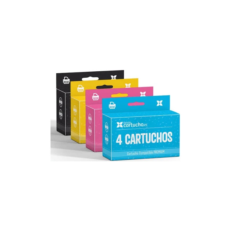 HP 655XL PACK AHORRO CARTUCHOS GENERICOS 4 UNIDADES